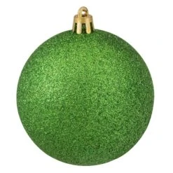 Northlight 32ct. 3.5" Christmas Green Shatterproof 4-Finish Christmas Ball Ornaments -Northlight Sale Store D253868S 14