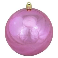 Northlight 12ct. 4" Pink Shiny Shatterproof Christmas Ball Ornaments 10 Northlight 12ct. 4" Pink Shiny Shatterproof Christmas Ball Ornaments -Northlight Sale Store D253869S 13
