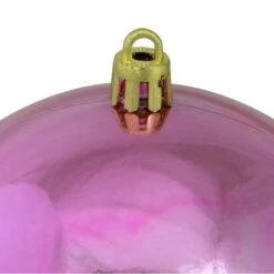 Northlight 12ct. 4" Pink Shiny Shatterproof Christmas Ball Ornaments 11 Northlight 12ct. 4" Pink Shiny Shatterproof Christmas Ball Ornaments -Northlight Sale Store D253869S 14
