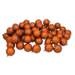 Northlight 60ct. 2.5" Burnt Orange Shatterproof Matte Christmas Ball Ornaments 7 Northlight 60ct. 2.5" Burnt Orange Shatterproof Matte Christmas Ball Ornaments -Northlight Sale Store D253870S 11