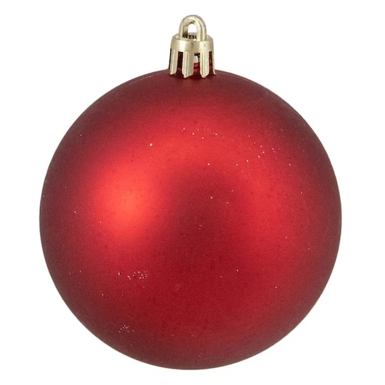 Northlight 16ct. 3" Hot Red Shatterproof 4-Finish Christmas Ball Ornaments 7 Northlight 16ct. 3" Hot Red Shatterproof 4-Finish Christmas Ball Ornaments - Image 7