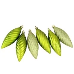 Northlight 125ct. Green Shatterproof 3-Finish Tropical Christmas Ornaments -Northlight Sale Store D253887S 5