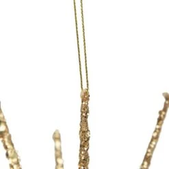 Northlight 12" Shimmering Gold Glitter Starburst Christmas Ornament 9 Northlight 12" Shimmering Gold Glitter Starburst Christmas Ornament -Northlight Sale Store D253896S 2