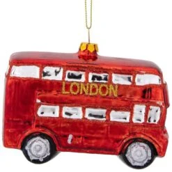 Northlight 4.5" Red Double Decker London Tour Bus Christmas Ornament -Northlight Sale Store D253902S 11