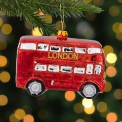 Northlight 4.5" Red Double Decker London Tour Bus Christmas Ornament -Northlight Sale Store D253902S 12