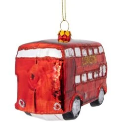 Northlight 4.5" Red Double Decker London Tour Bus Christmas Ornament -Northlight Sale Store D253902S 15