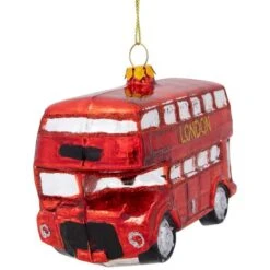Northlight 4.5" Red Double Decker London Tour Bus Christmas Ornament -Northlight Sale Store D253902S 4