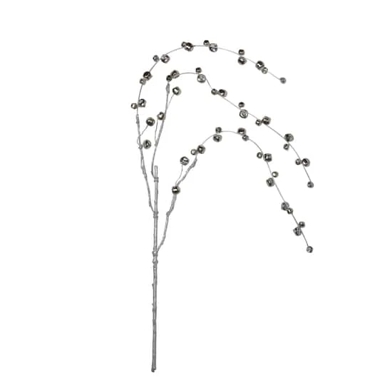 Northlight 3.4ft. Silver Hanging Jingle Bell Spray 4 Northlight 3.4ft. Silver Hanging Jingle Bell Spray - Image 4