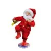 Northlight 12" Red & White Santa Claus Standing On Pepsi-Cola Bottle Cap Christmas Figurine