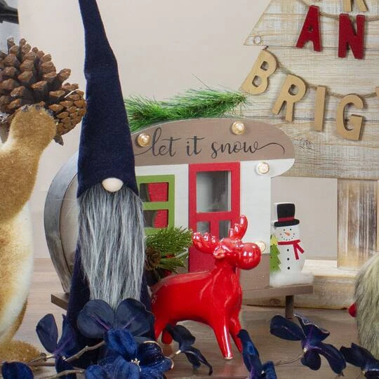 Northlight 12" Let It Snow RV Christmas Tabletop Decoration 7 Northlight 12" Let It Snow RV Christmas Tabletop Decoration - Image 7