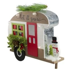 Northlight 12" Let It Snow RV Christmas Tabletop Decoration 12 Northlight 12" Let It Snow RV Christmas Tabletop Decoration -Northlight Sale Store D253935S 3