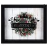 Northlight 14" Black LED Merry Christmas Box Frame