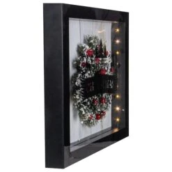 Northlight 14" Black LED Merry Christmas Box Frame -Northlight Sale Store D253952S 13