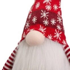 Glitzhome® 24" Red Christmas Gnome Décor Accent -Northlight Sale Store D254167S 6