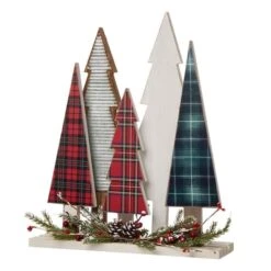 Glitzhome® 14" Wooden Christmas Tree Table Décor -Northlight Sale Store D254176S 5