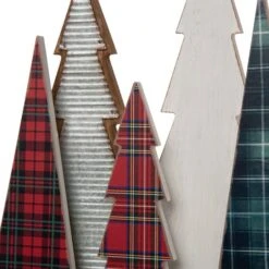 Glitzhome® 14" Wooden Christmas Tree Table Décor -Northlight Sale Store D254176S 6