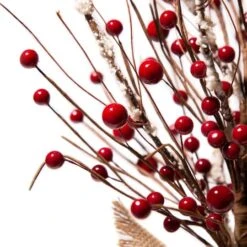 Glitzhome® Christmas Red Berry Table Tree -Northlight Sale Store D254177S 5