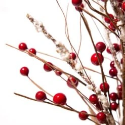 Glitzhome® Christmas Red Berry Table Tree -Northlight Sale Store D254177S 7