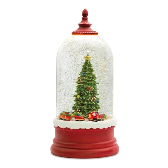 Melrose 10.5" Tree Snow Globe 2 Melrose 10.5" Tree Snow Globe - Image 2