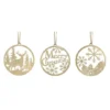 Melrose 24ct. 17.5" Gold Iron Christmas Ornaments