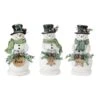 Melrose 8.25" Snowman Tabletop Accent, 3ct.