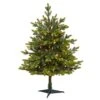 3ft. Pre-Lit North Carolina Fir Artificial Christmas Tree With Clear LED Lights