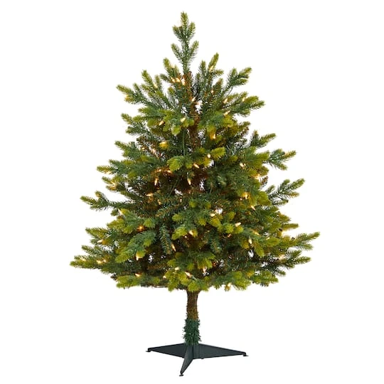 3ft. Pre-Lit North Carolina Fir Artificial Christmas Tree With Clear LED Lights 1 3ft. Pre-Lit North Carolina Fir Artificial Christmas Tree With Clear LED Lights