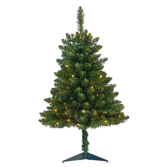 3ft. Pre-Lit Northern Rocky Spruce Artificial Christmas Tree, Clear LED Lights 1 3ft. Pre-Lit Northern Rocky Spruce Artificial Christmas Tree, Clear LED Lights