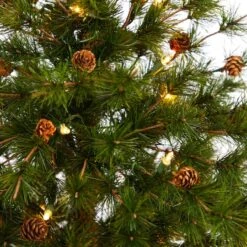 3ft. Pre-Lit Colorado Mountain Pine Artificial Christmas Tree, Clear LED Lights -Northlight Sale Store D255818S 3