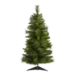 3ft. Pre-Lit New Haven Pine Artificial Christmas Tree, Warm White LED Lights -Northlight Sale Store D255840S 3