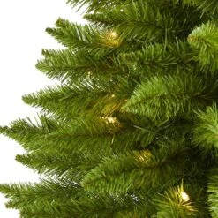 3ft. Pre-Lit Providence Pine Artificial Christmas Tree, Warm White Lights -Northlight Sale Store D255850S 4