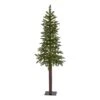 5ft. Pre-Lit Alaskan Alpine Artificial Christmas Tree, Clear LED Lights