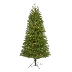 6.5ft. Pre-Lit Vancouver Spruce Artificial Christmas Tree, Warm White LED Lights