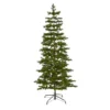 6.5ft. Pre-Lit Big Sky Spruce Artificial Christmas Tree With Clear Warm Multifunction LED Lights