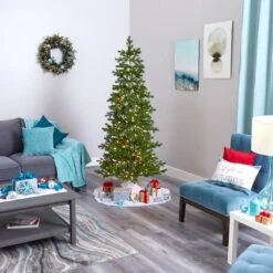 6.5ft. Pre-Lit Big Sky Spruce Artificial Christmas Tree With Clear Warm Multifunction LED Lights -Northlight Sale Store D255916S 7