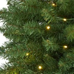 3ft. Pre-Lit Green Mountain Pine Artificial Christmas Tree, Clear LED Lights -Northlight Sale Store D255921S 3