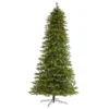 10ft. Pre-Lit Belgium Fir Artificial Christmas Tree, Clear LED Lights