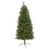 6ft. Pre-Lit Mixed Pine Artificial Christmas Tree, Clear LED Lights