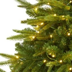 5ft. Pre-Lit Colorado Mountain Fir Artificial Christmas Tree, Clear LED Lights -Northlight Sale Store D255999S 3