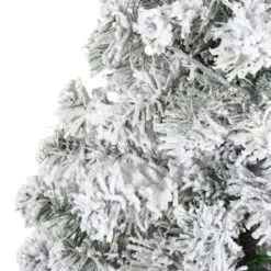 3ft. Unlit Flocked Rock Springs Spruce Artificial Christmas Tree -Northlight Sale Store D256020S 3