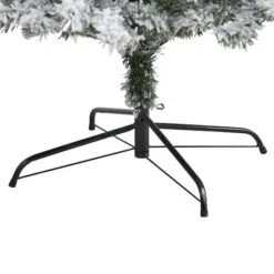 8ft. Unlit Flocked Rock Springs Spruce Artificial Christmas Tree -Northlight Sale Store D256023S 4