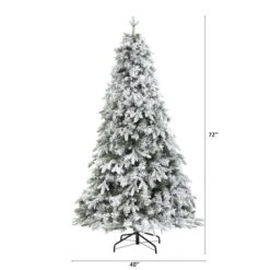 6ft. Pre-Light Vermont Mixed Pine Artificial Christmas Tree, Clear LED Lights -Northlight Sale Store D256046S 2