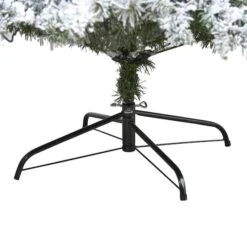 8ft. Pre-Lit White River Mountain Pine Artificial Christmas Tree, Clear LED Lights -Northlight Sale Store D256049S 4