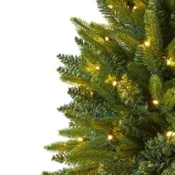 7ft. Pre-Lit Sun Valley Fir Artificial Christmas Tree With LED Lights -Northlight Sale Store D256061S 4