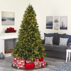 7ft. Pre-Lit Sun Valley Fir Artificial Christmas Tree With LED Lights -Northlight Sale Store D256061S 8