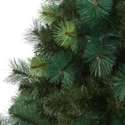 6ft. Pre-Lit Mixed Green Scotch Pine Artificial Christmas Tree With LED Lights -Northlight Sale Store D256069S 5
