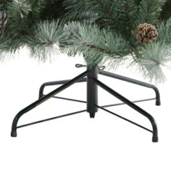 7ft. Pre-Lit Frosted Tip British Columbia Mountain Pine & Pinecones Artificial Christmas Tree With Clear Lights -Northlight Sale Store D256083S 6