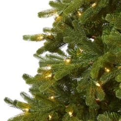 7.5ft. Pre-Lit Washington Fir Artificial Christmas Tree With Clear Lights -Northlight Sale Store D256088S 4