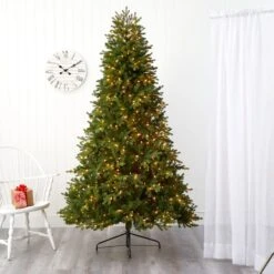 7.5ft. Pre-Lit Washington Fir Artificial Christmas Tree With Clear Lights -Northlight Sale Store D256088S 7