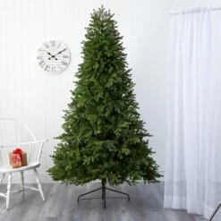 7.5ft. Pre-Lit Washington Fir Artificial Christmas Tree With Clear Lights -Northlight Sale Store D256088S 8